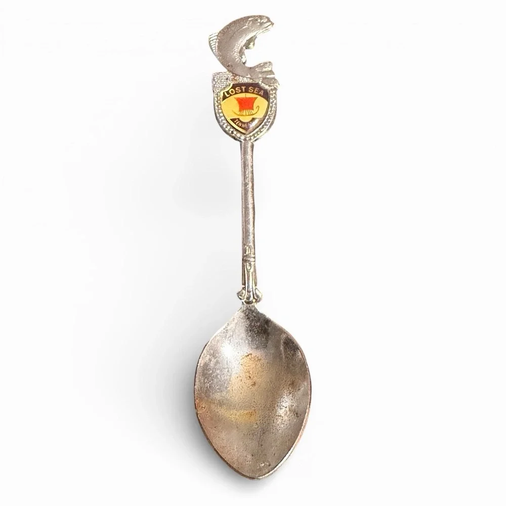Lot Of Vintage Tennessee Volunteer State Souvenir‎ Spoons (6)